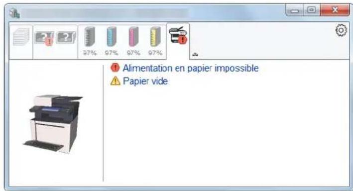 KYOCERA Ecosys M5526cdw - Onglet Alerte - 1
