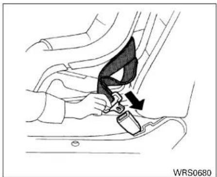 NISSAN Sentra (2009) - Dispositifderetenueorientéversl'avant (siègedupassageravant)- étape1 - 1