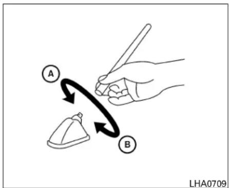 NISSAN Sentra (2009) - Changementde disque(selon l'équipementduvéhicule): - 1