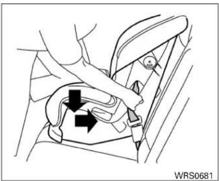 NISSAN Sentra (2009) - Dispositifderetenueorientéversl'avant (siègedupassageravant)- étape1 - 4