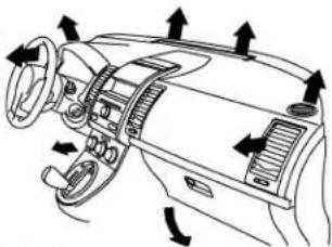 NISSAN Sentra (2009) - TABLEAUXDEDIRECTIONDEL'AIR - 14