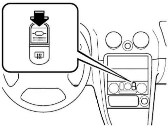 MAZDA MX5 (2004) - Dégivreur de lunette arrêté - 1