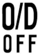 MAZDA MX5 (2004) - Témoin de surmultiplication hors circuit (o/d OFF) - 1