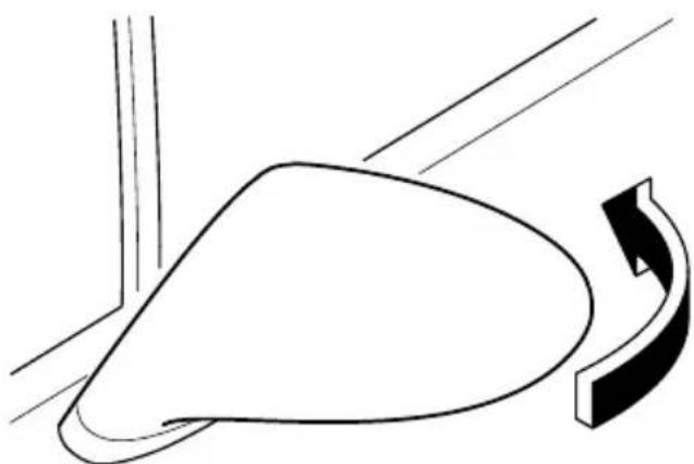 MAZDA MX5 (2004) - Rétroviseur repliable - 1