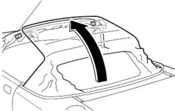 MAZDA MX5 (2004) - Pour relever la capote - 2