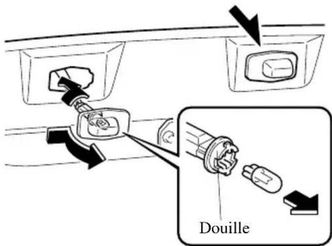MAZDA MX5 (2004) - Feux de plaque d'immatriculation/ éclairages de coffre - 1