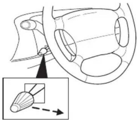 MAZDA BSeries (2006) - VOLANT réglable (SELON l'équipement) - 1