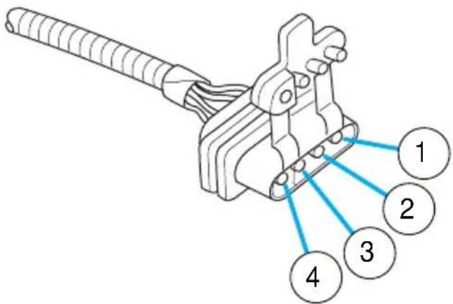 MAZDA BSeries (2006) - Connecteur électrique de remorque - 1