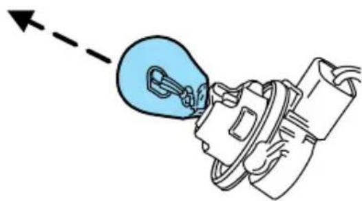 MAZDA BSeries (2006) - Remplacement des ampoules des feux latéraux, des feux de stationnement et des clignotants avant - 3