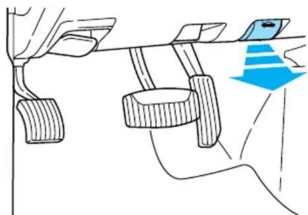 MAZDA BSeries (2006) - Ouverture du CAPOT - 1