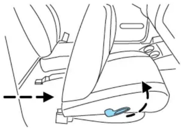 MAZDA BSeries (2006) - Accès arrière côte passager (selon l'équipement) - 1