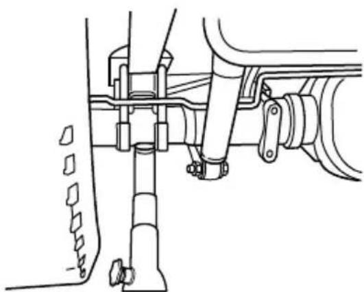 MAZDA BSeries (2006) - Avertissement: ne laissez personne dans le véhicule lorsque vous utilisez le cric; dirigez-les dans un endroit sûr à l'écart de la circulation. - 2