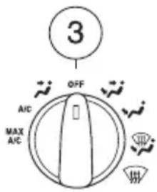MAZDA BSeries (2006) - Chauffage-climatisation à commande manuelle (SELEN l'équipement) - 3