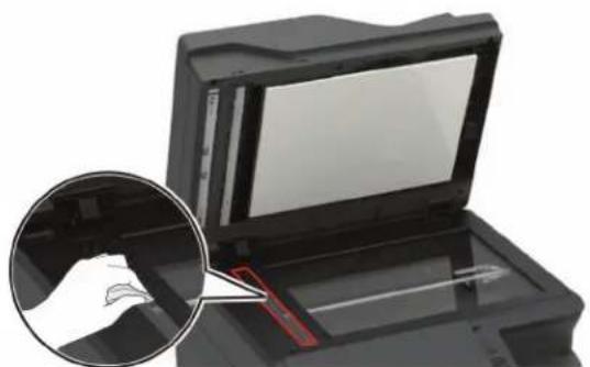 LEXMARK CX421adn - Nettoyage du scanner - 2