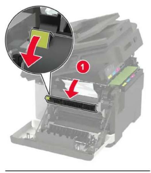 LEXMARK CX421adn - Bourrage papier dans l'unité de fusion - 5