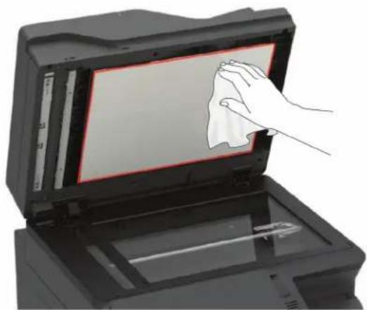 LEXMARK CX421adn - Nettoyage du scanner - 5