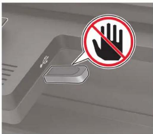 LEXMARK CX421adn - Numérisation vers un lecteur flash - 2