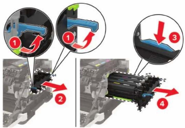 LEXMARK CX421adn - Remplacement d'un kit de traitement d'images - 6