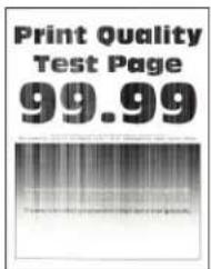 LEXMARK CX421adn - Lignes blanches verticals - 1