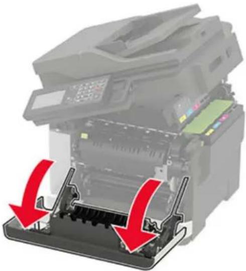 LEXMARK CX421adn - Bourrage papier dans le réceptacle standard - 4