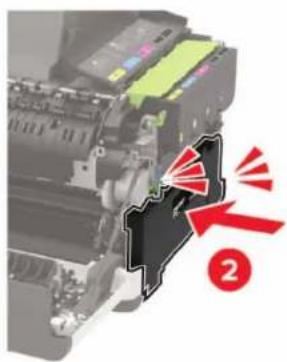 LEXMARK CX421adn - Remplacement de la bouteille de récapération de toner - 6