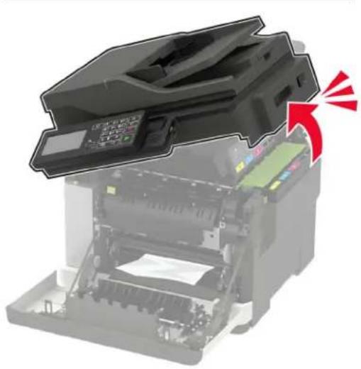 LEXMARK CX421adn - Bourrage papier dans l'unité de fusion - 3