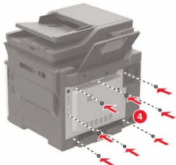 LEXMARK CX421adn - Accès à la carte logique - 6
