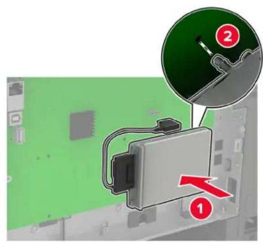 LEXMARK CX421adn - Installation d'un disque dur sur l'imprimante - 2