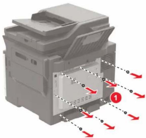LEXMARK CX421adn - Accès à la carte logique - 2