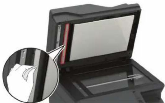 LEXMARK CX421adn - Nettoyage du scanner - 3