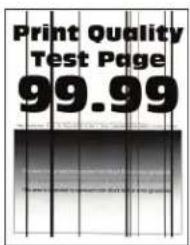 LEXMARK CX421adn - Lignes noires verticales - 1