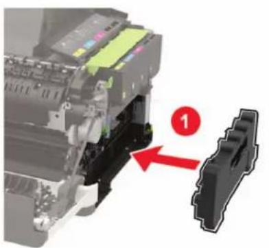 LEXMARK CX421adn - Remplacement de la bouteille de récapération de toner - 5