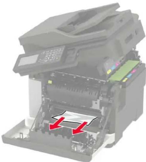 LEXMARK CX421adn - Bourrage papier dans l'unité de fusion - 4
