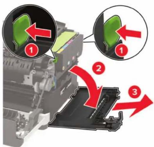 LEXMARK CX421adn - Remplacement de la bouteille de récapération de toner - 3