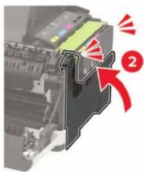 LEXMARK CX421adn - Remplacement de la bouteille de récapération de toner - 8