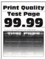LEXMARK CX421adn - Lignes blanches horizontales - 1
