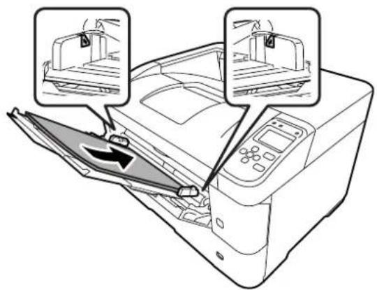 EPSON LPS4250PS - 用紙の四隅をそのと、印刷する面を上にてはむ。 - 1