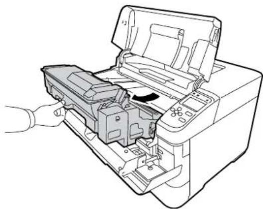 EPSON LPS4250PS - D部を持ったまえ、斜上方向に現像トを引き出しま�。 - 1