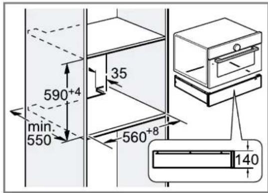 BOSCH BIC510NS0 - Montaggio nell'armadio - 1