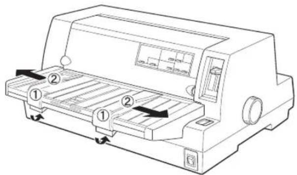 EPSON VP2300 - 連続紙のセットと排紙 - 5