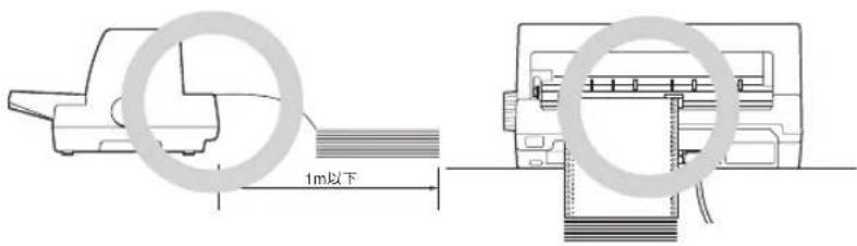 EPSON VP2300 - 連続紙の置き場所に問題はありませんか？ - 1