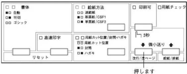 EPSON VP2300 - ラベル連続紙の排紙 - 2