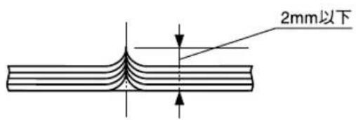 EPSON VP2300 - 折り畳み部分のふくらみ - 1