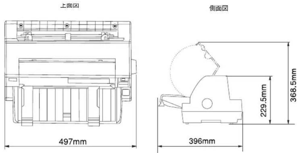 EPSON VP2300 - ● 設置スペースに関するご注意 - 1