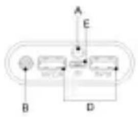 DENVER PBA6001C MK2 - Tuotteen osat - 1