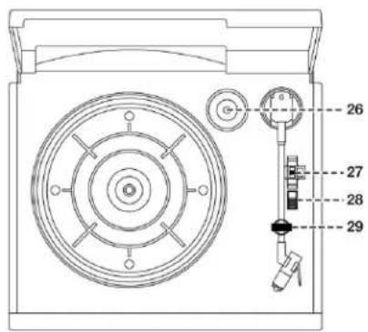 DENVER MRD165 - KNAPPER OG KONTROLGREB HOVEDAPPARAT - 2