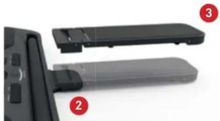 Contour Design Free3 - Insertion des rehausseurs de clavier - 2