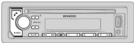 KENWOOD KDCBT520U - BLUETOOTH—Telefonomovil - 1