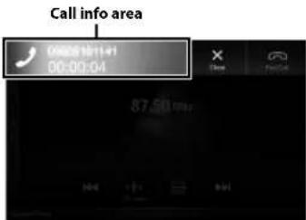 ALPINE INEW710DC - Answering a Call - 2