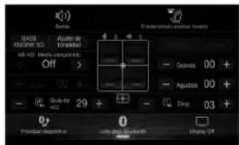 ALPINE INEW710DC - Pasar de la pantalla de fuentes de audio a una pantalla específica - 1